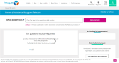 Desktop Screenshot of forum.bouyguestelecom.fr